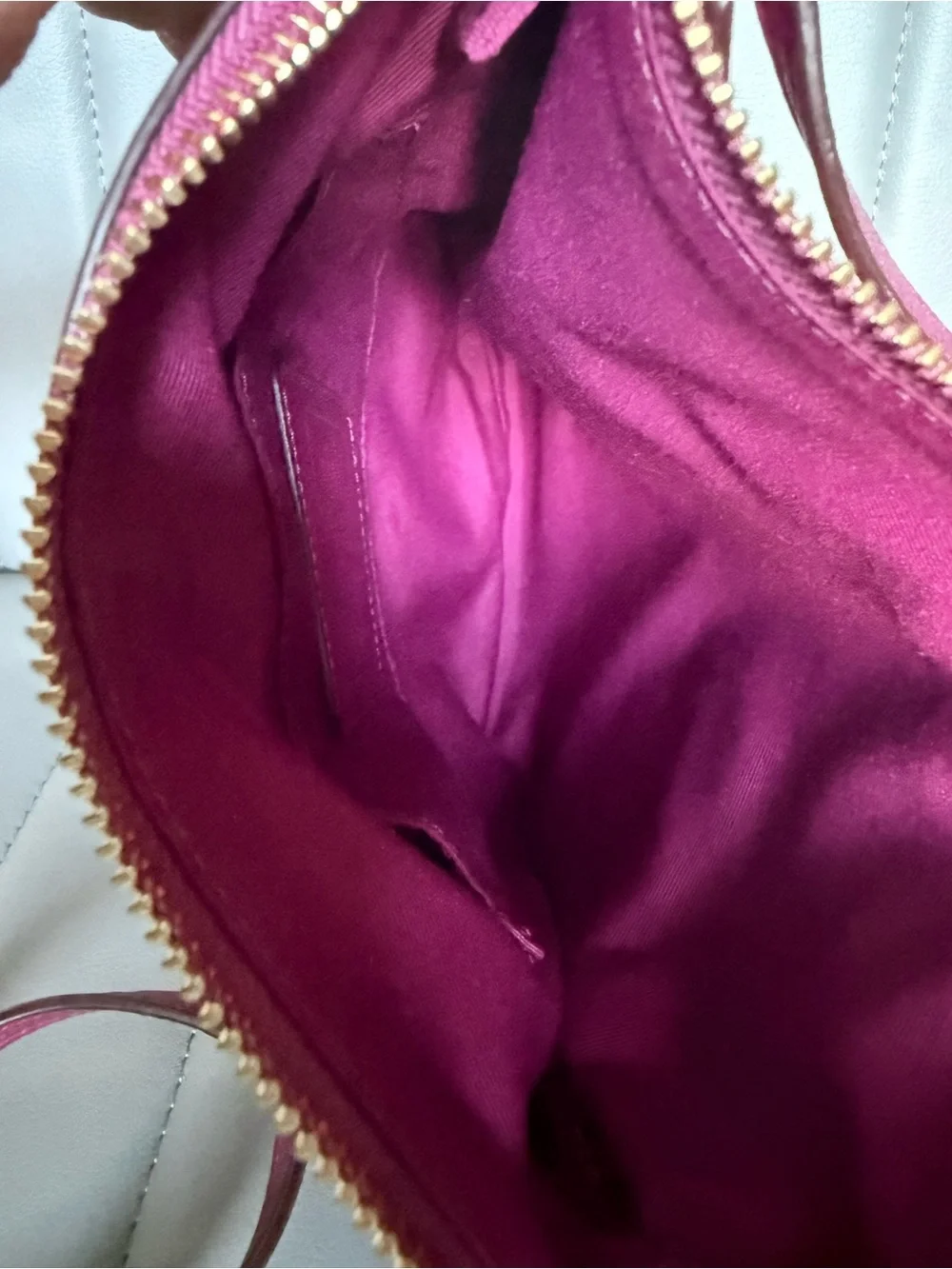 Coach Kit Messenger Bag Purple Leather Crossbody Purse